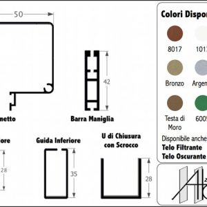 Zanzariera Orizzontale per Esterno da 40