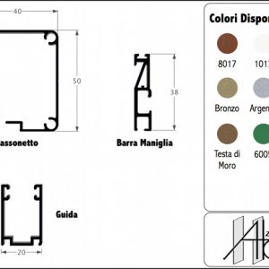 Gamma 40 - Zanzariera Verticale per Esterno