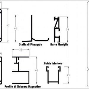 Gamma 40 - Zanzariera Orizzontale per Incasso Monoblocco