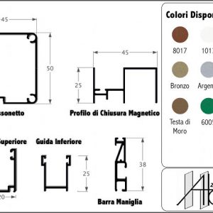 Gamma 45 - Zanzariera Orizzontale per Esterno