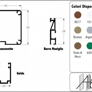 Gamma 45 - Zanzariera Verticale per Esterno