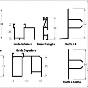 Gamma 50 - Zanzariera Orizzontale per Incasso Monoblocco