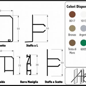 Gamma 50 - Zanzariera Verticale per Incasso Monoblocco