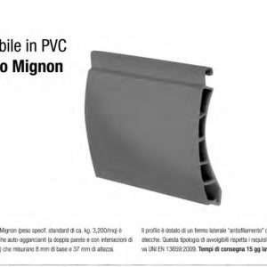 Avvolgibile in PVC modello Mignon